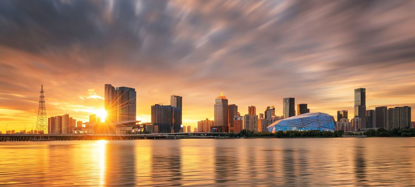 Photo of Shenyang city where are located our main offices, at Sunset